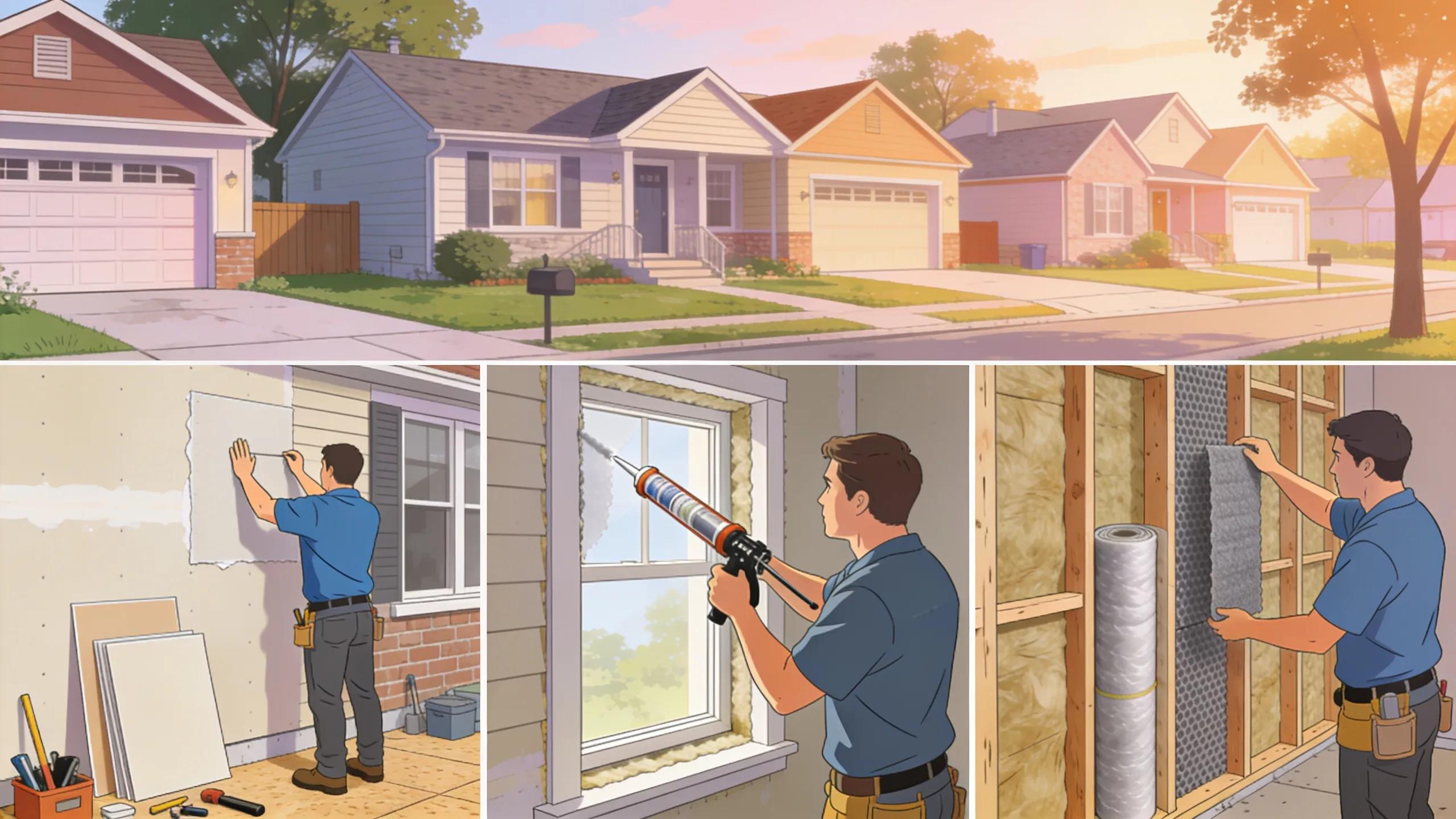 Soundproofing methods in a Hamilton residential setting demonstrating effective noise control techniques